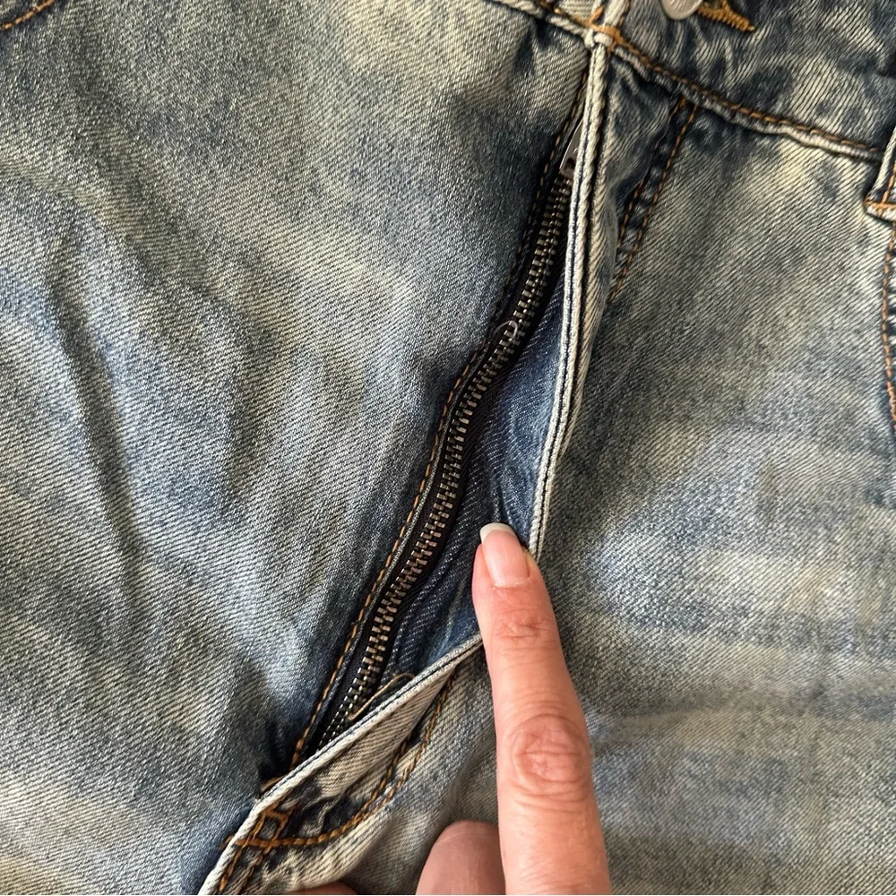 Anthropologie Pilcro Denim Blue Women's Shorts‎ Size 32 NWT - Picture 2 of 10